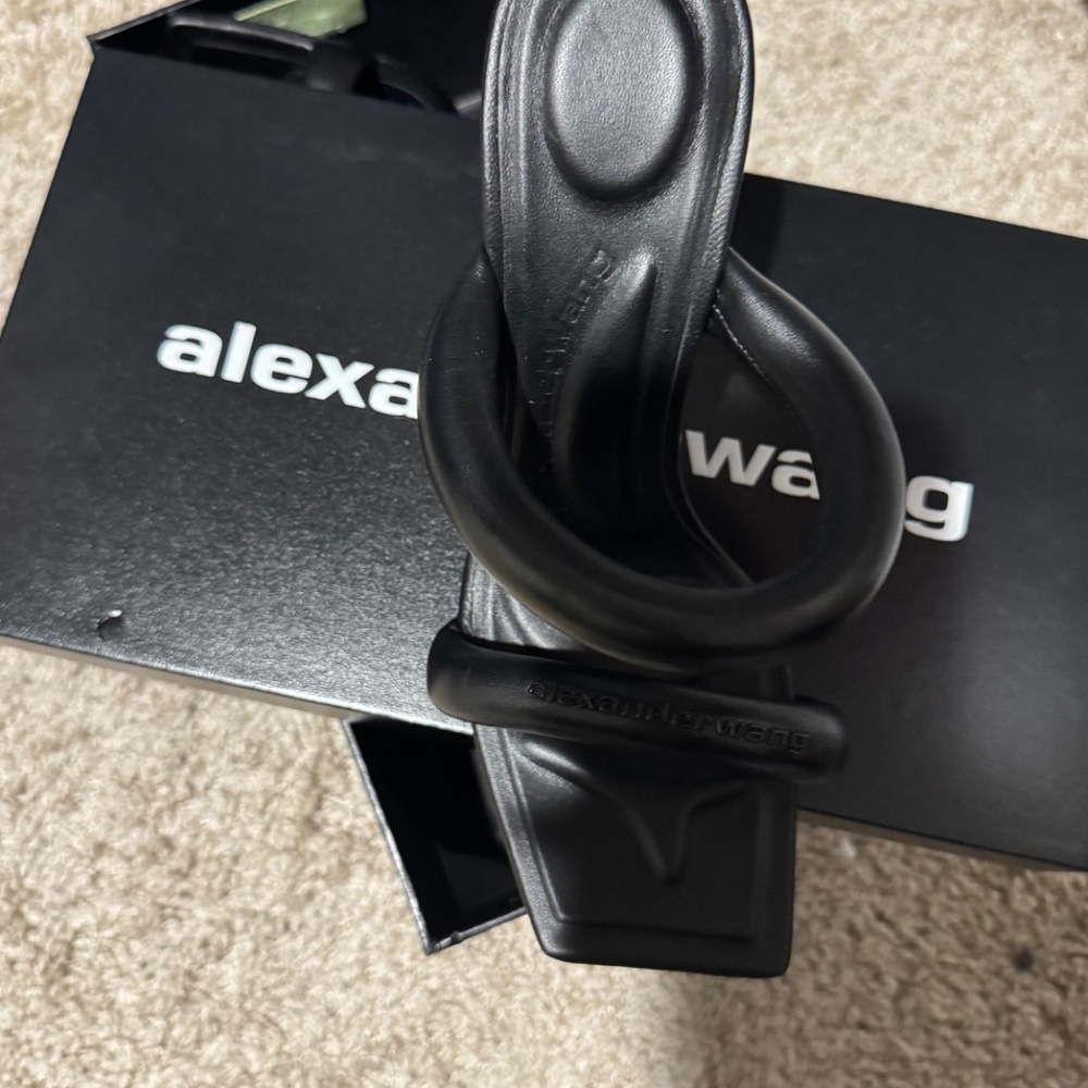 Alexander Wang  Black sandal 37.5 - Picture 2 of 5